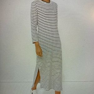 Pomander Place Navy Stripe Gio Maxi Dress